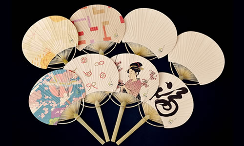 Bamboo Paper Paste Bamboo Fan