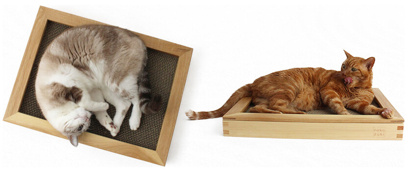 nekozukiI】ネコズキ ガリガリボード☆爪とぎフレーム☆グッドデザイン