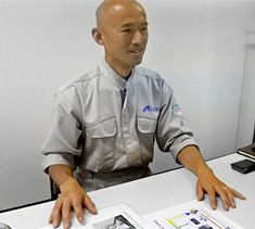 New Business Department Manager Junichi Yamazaki